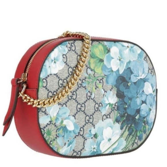 Gucci Supreme Blue Blooms Crossbody Bag NWT - Picture 9 of 16